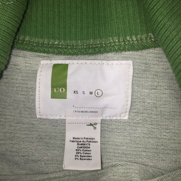 Urban Outfitters Women's Green & Wht Sweater Large - Picture 4 of 8